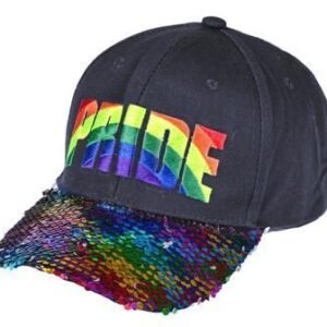 Pride Trucker/Baseball Cap - Gay Pride Colour - Sequins