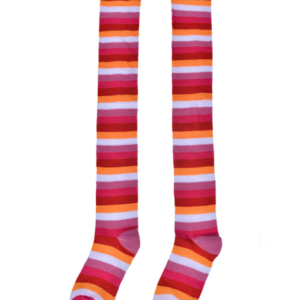 Lesbian Pride Rainbow Hold-up Stockings / Socks