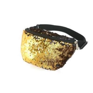 Gold Sequin Bum Bag