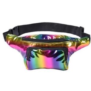 Gay Pride Holographic Rainbow Bum Bag