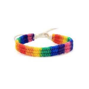 Gay Pride Rainbow Friendship Bracelet