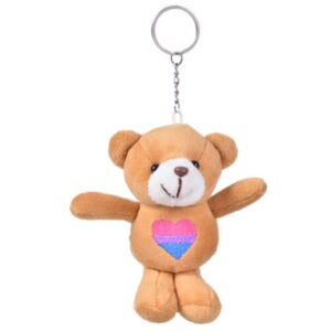 Bisexual Teddy Keyring