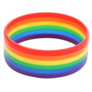 Rainbow Silicone Bracelet Stripes