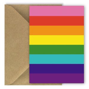Gilbert Baker (Original) Pride Flag Greeting Card Rectangle