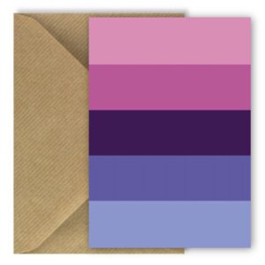 Omnisexual Pride Flag Greeting Card Rectangle