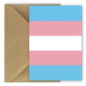 Transgender Pride Flag Card Rectangle