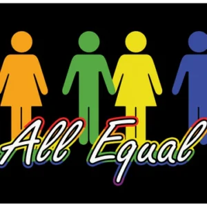 All Equal (5ft x 3ft) Premium Pride Flag
