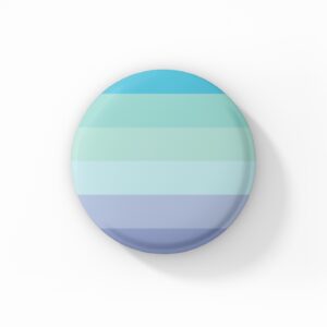 Vintage Style Button Badge - Neptunic Pride