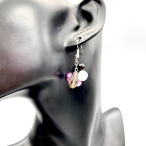 Handmade Asexual Pride Inspired Cluster/Charm Earrings
