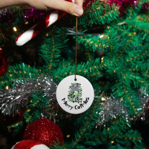 Merry Catmas Christmas Ornament for Cat Lovers - Aromantic