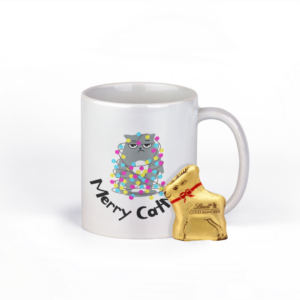 Merry Catmas Christmas Mug for Cat Lovers - Pansexual