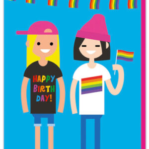 Happy Birthday LGBT+ Girls Birthday Card
