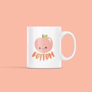 Bottom Gay Mug Smiling Peach