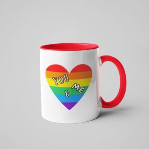 LGBT Valentine's Mug: You and Me