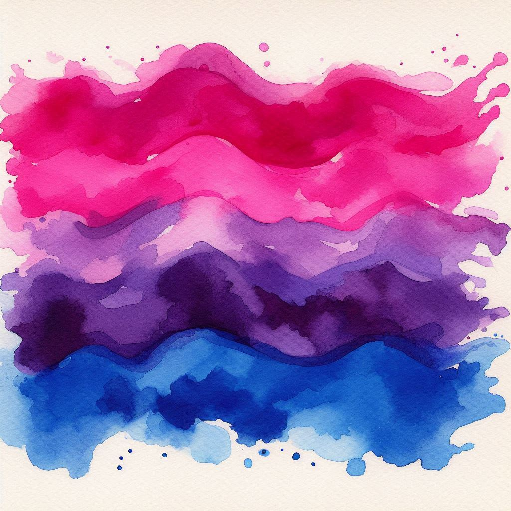A view of the bisexual flag