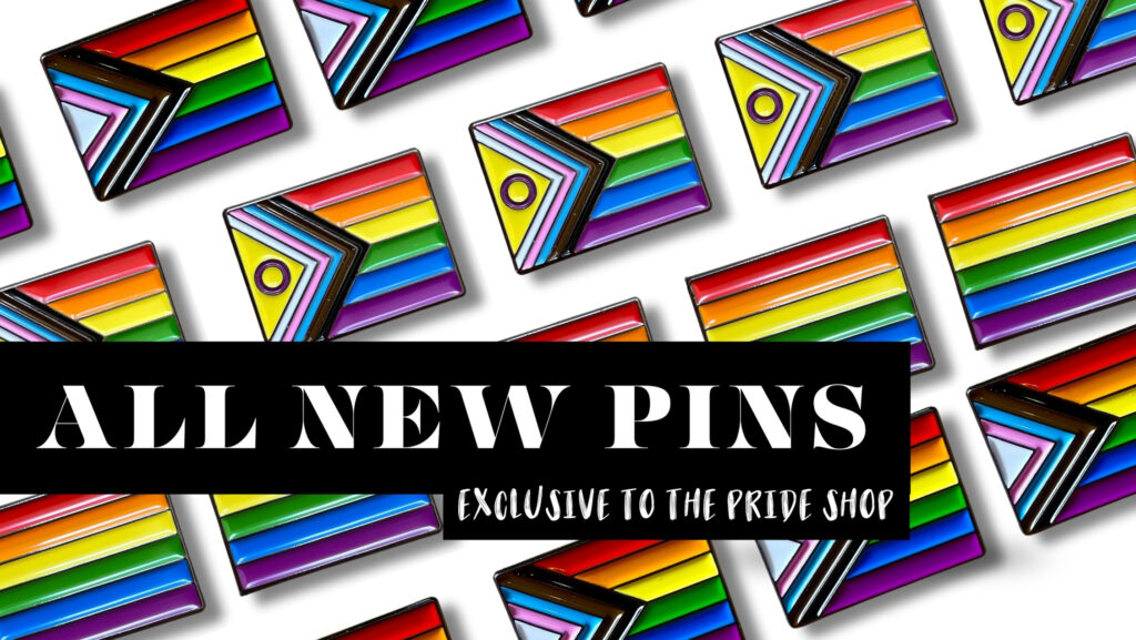 LGBTQ+ Pride Flag Pin Badges