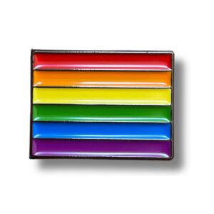 LGBTQ Rainbow Pride Flag Pop Pin Badge