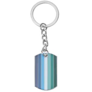 Gay Men Dog Tag Keyring
