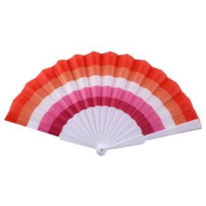 Lesbian Pride Hand Fan