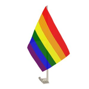 Gay Pride Rainbow Car Flags