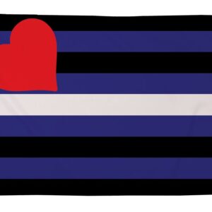 Leather Pride (5ft by 3ft) Premium Pride Flag