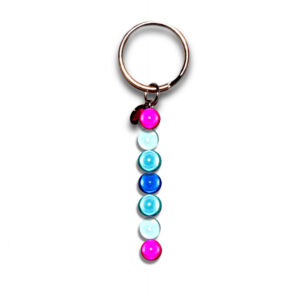 Transmasculine Holographic Keyring