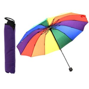 Compact Rainbow LGBT Pride Umbrella