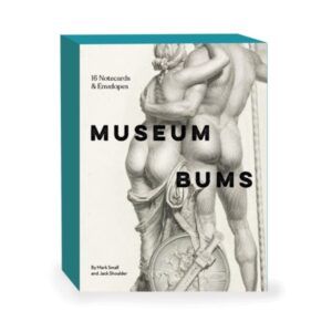 Museum Bums Notecards  Postcards with Envelopes - (With a free gift)