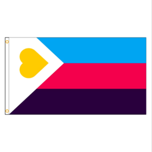 Polyamorous New (5ft by 3ft) Premium Pride Flag