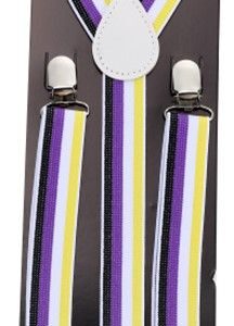 Non Binary Pride Braces / Suspenders
