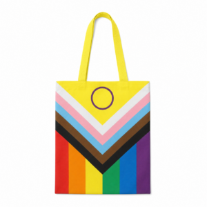 Intersex Progress Rainbow Pride Tote Bag